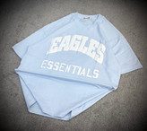 تیشرت مردانه لش باکسی ابی اسمونی جلو چاپ | طرح EAGLES ESSENTIALS| استایل خیابانی مدرن
