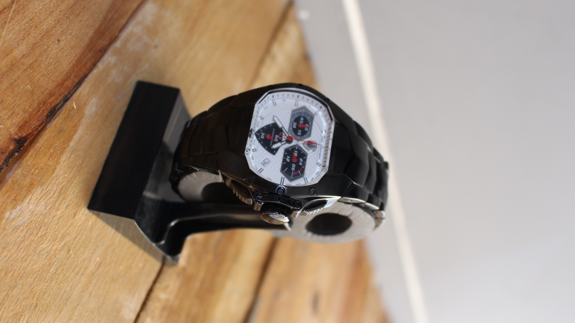 TONINO LAMBORGHINI Stealth Shield | ساعت کرونوگراف تونینو لامبورگینی مشکی مات