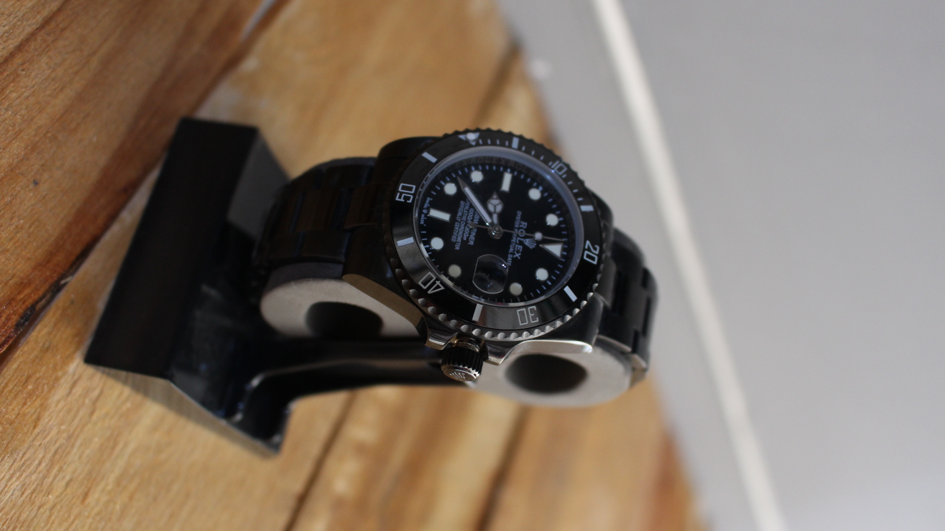 ROLEX Submariner DLC Stealth Edition | ساعت رولکس ساب‌مارینر مشکی مات تمام استیل