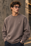 دورس مردانه ماندانا اولد مانی رنگ شکلاتی مستر کوالیتی | Hamo Mandana Old Money Crewneck