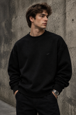دورس مردانه ماندانا اولد مانی رنگ مشکی مستر کوالیتی | Hamo Mandana Old Money Crewneck