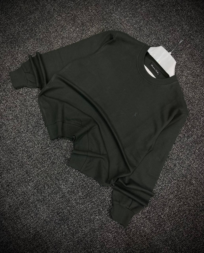 دورس مردانه ماندانا اولد مانی رنگ سبز یشمی تیره مستر کوالیتی | Hamo Mandana Old Money Crewneck