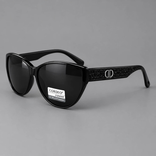 عینک آفتابی مشکی مدل CORDEO با عدسی تیره | CORDEO Style Sunglasses