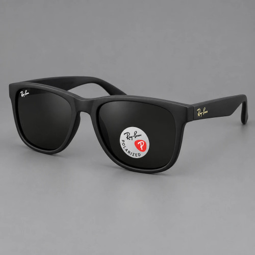 عینک آفتابی مشکی مدل ویفرر با عدسی دودی | Black Wayfarer Sunglasses