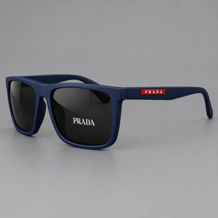 عینک آفتابی مردانه فریم مربعی سرمهای | Modern Square Sunglasses by Hamo